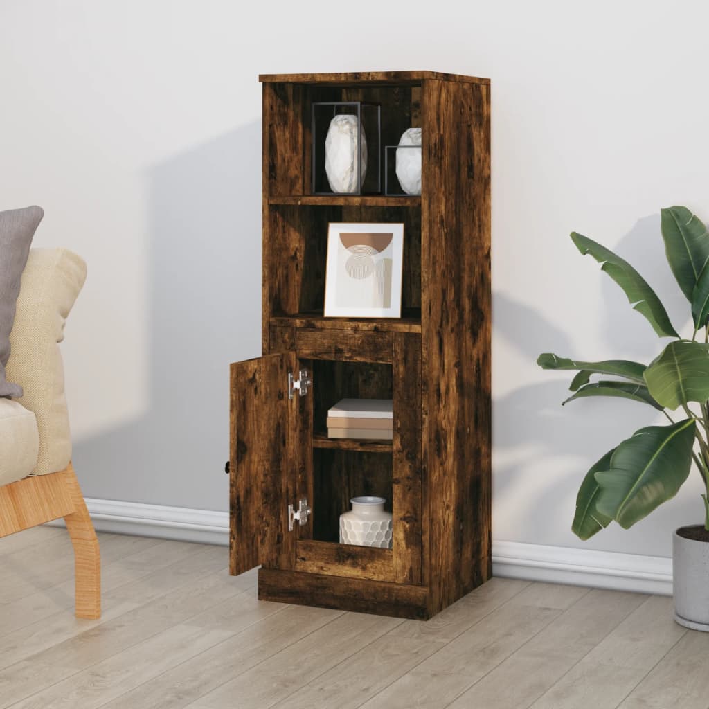 vidaXL Skříň highboard kouřový dub 36 x 35,5 x 103,5 kompozitní dřevo