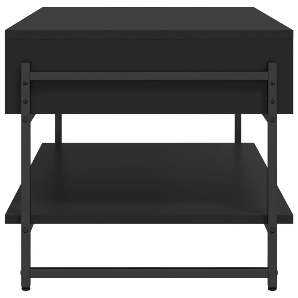 vidaXL Konferenční stolek černý 90 x 50 x 45 cm kompozitní dřevo