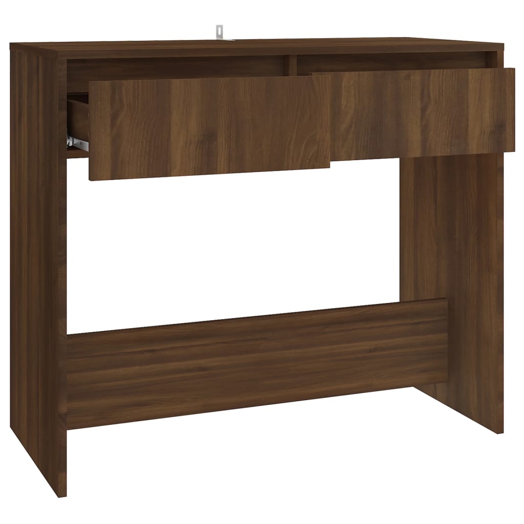 vidaXL Konzolový stolek hnědý dub 89 x 41 x 76,5 cm kompozitní dřevo