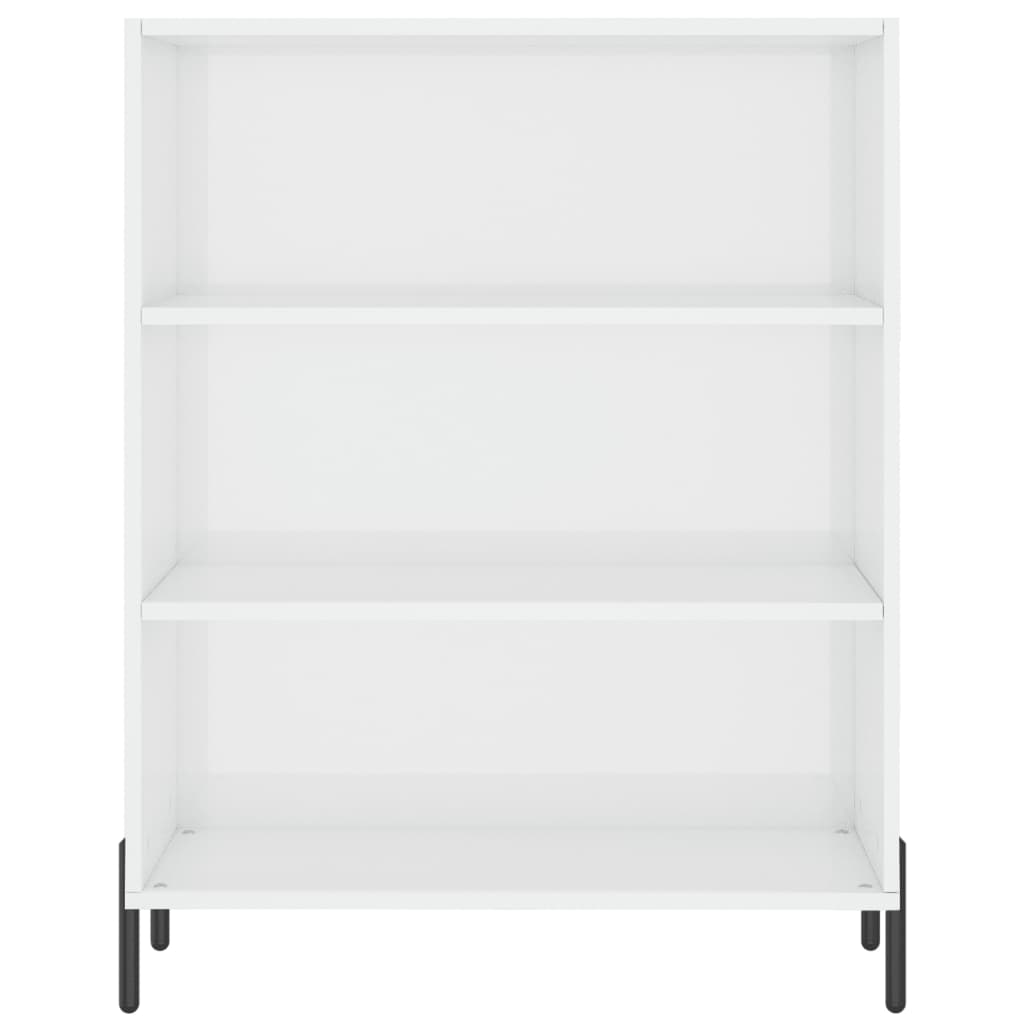 vidaXL Skříň highboard lesklá bílá 69,5 x 34 x 180 cm kompozitní dřevo