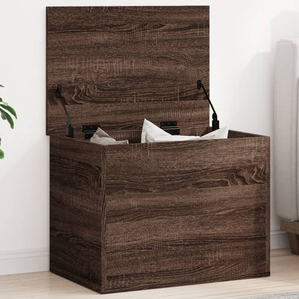 vidaXL Úložný box hnědý dub 60 x 42 x 46 cm kompozitní dřevo