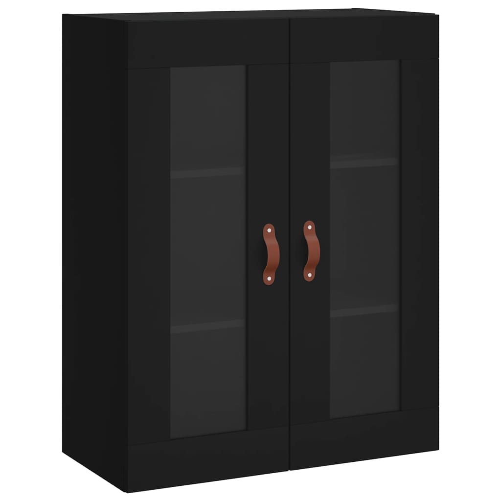 vidaXL Skříň highboard černá 69,5 x 34 x 180 cm kompozitní dřevo