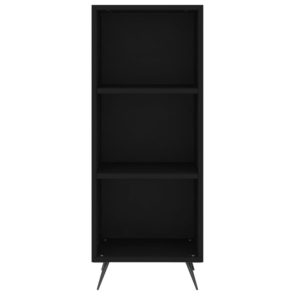 vidaXL Skříň highboard černá 34,5 x 34 x 180 cm kompozitní dřevo