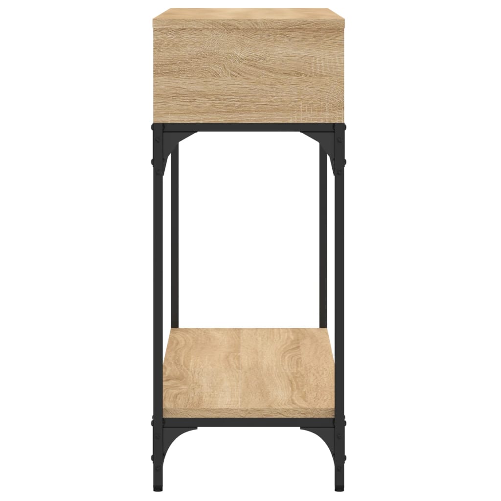 vidaXL Konzolový stolek dub sonoma 100 x 30,5 x 75 cm kompozitní dřevo