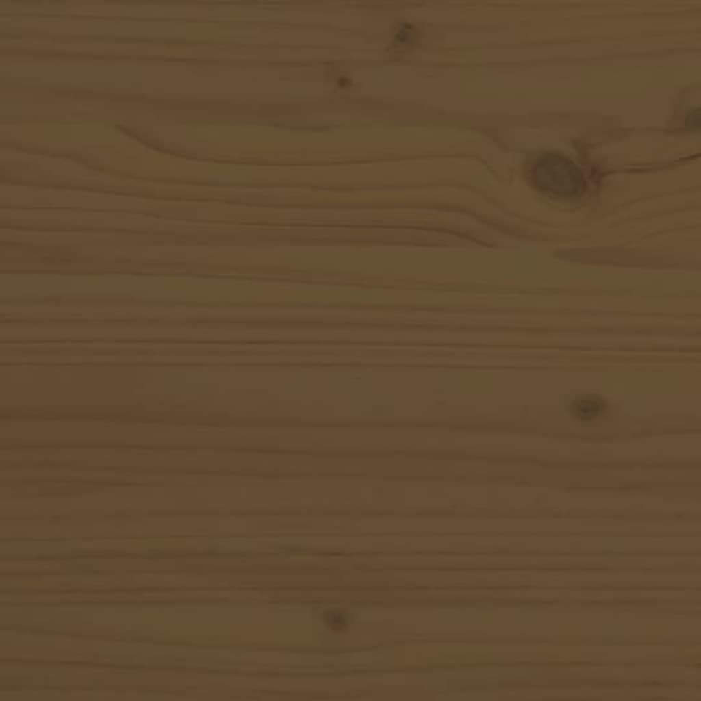 vidaXL Noční stolek medově hnědý 40 x 34 x 55 cm masivní borové dřevo