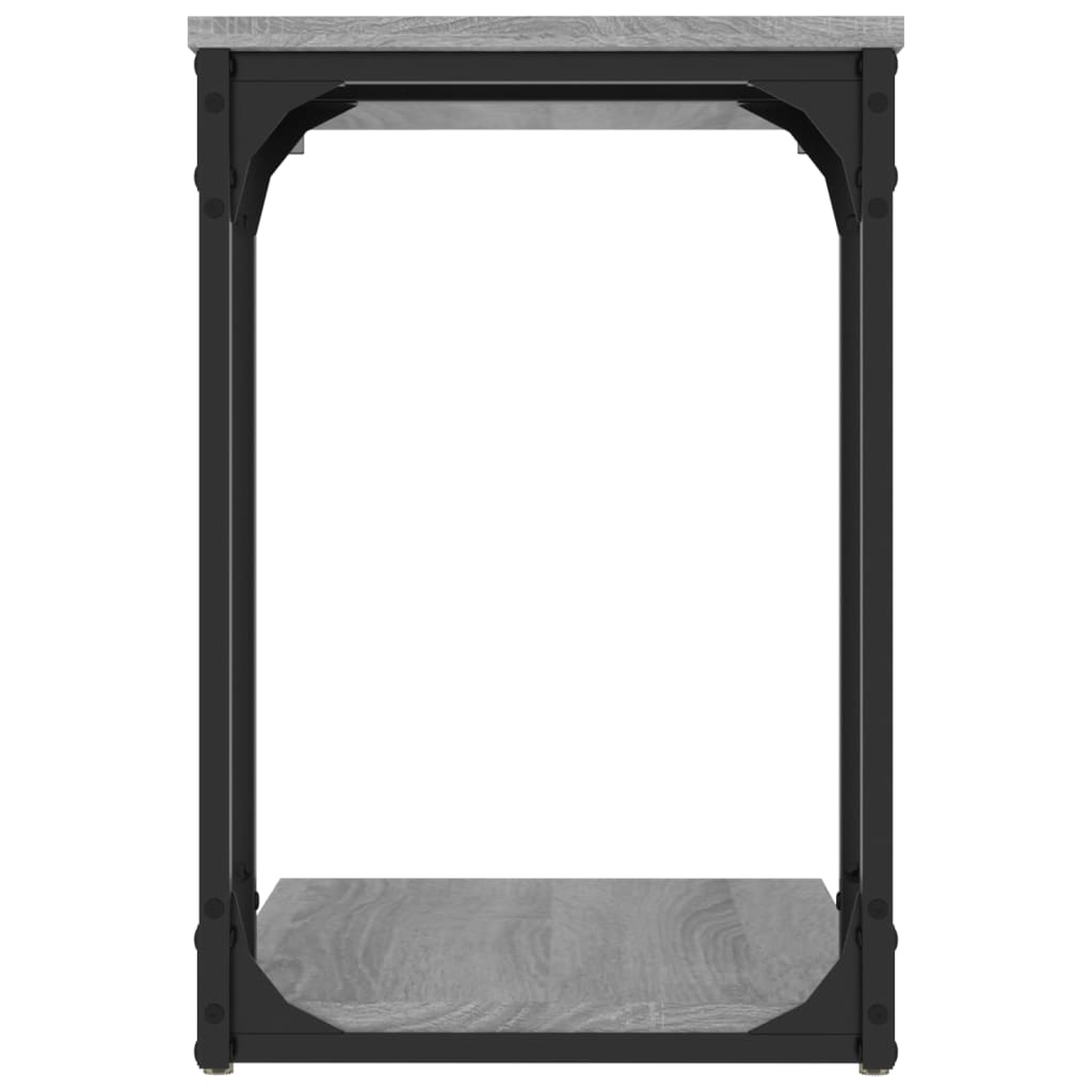 vidaXL Odkládací stolek šedý sonoma 50 x 35 x 52 cm kompozitní dřevo