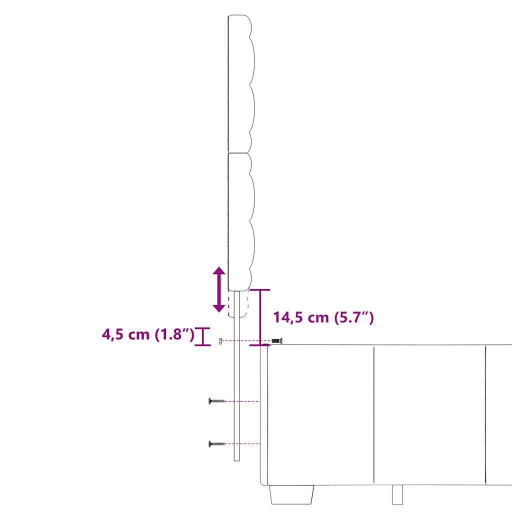 vidaXL Box spring postel s matrací světle šedá 200 x 200 cm textil