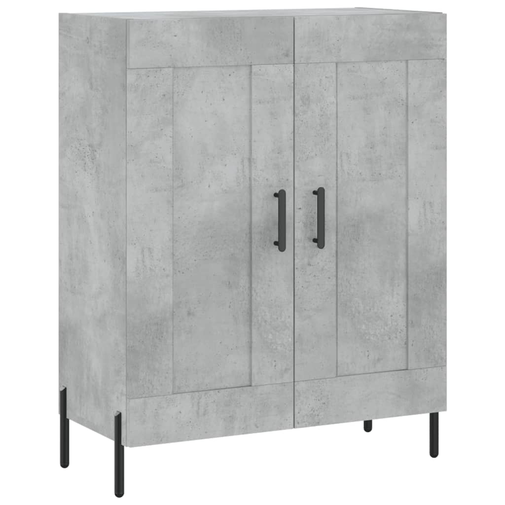 vidaXL Skříň highboard betonově šedá 69,5x34x180 cm kompozitní dřevo