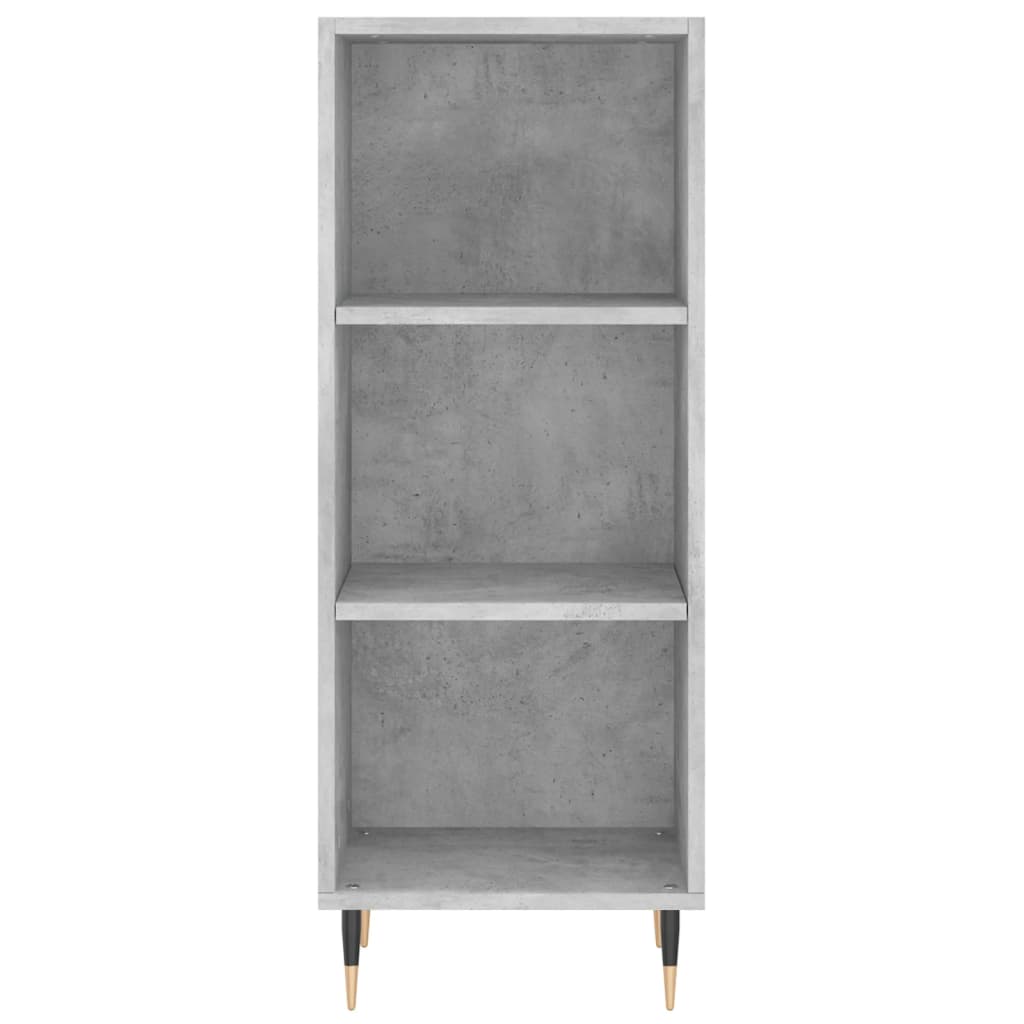 vidaXL Skříň highboard betonově šedá 34,5x34x180 cm kompozitní dřevo