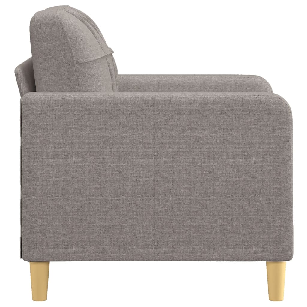 vidaXL Křeslo taupe 60 cm textil