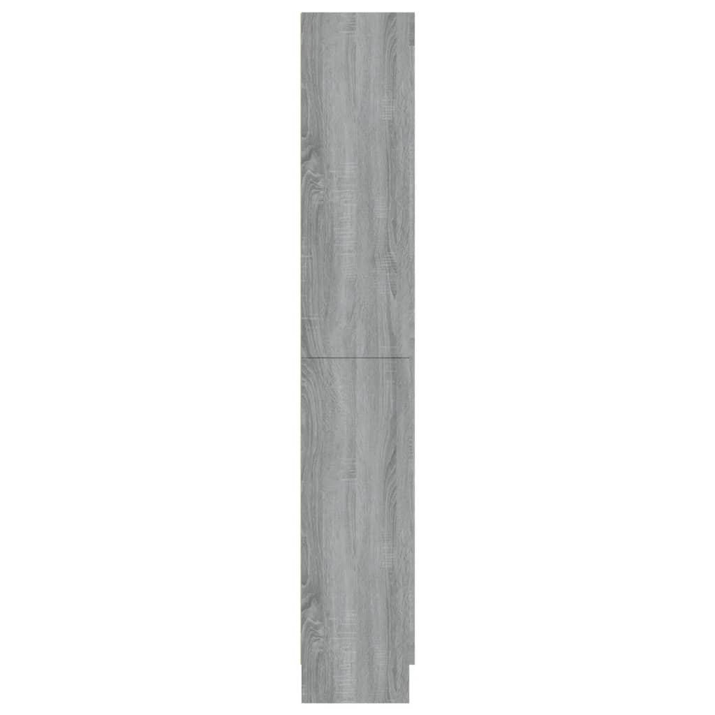 vidaXL Vitrína šedá sonoma 82,5 x 30,5 x 185,5 cm kompozitní dřevo