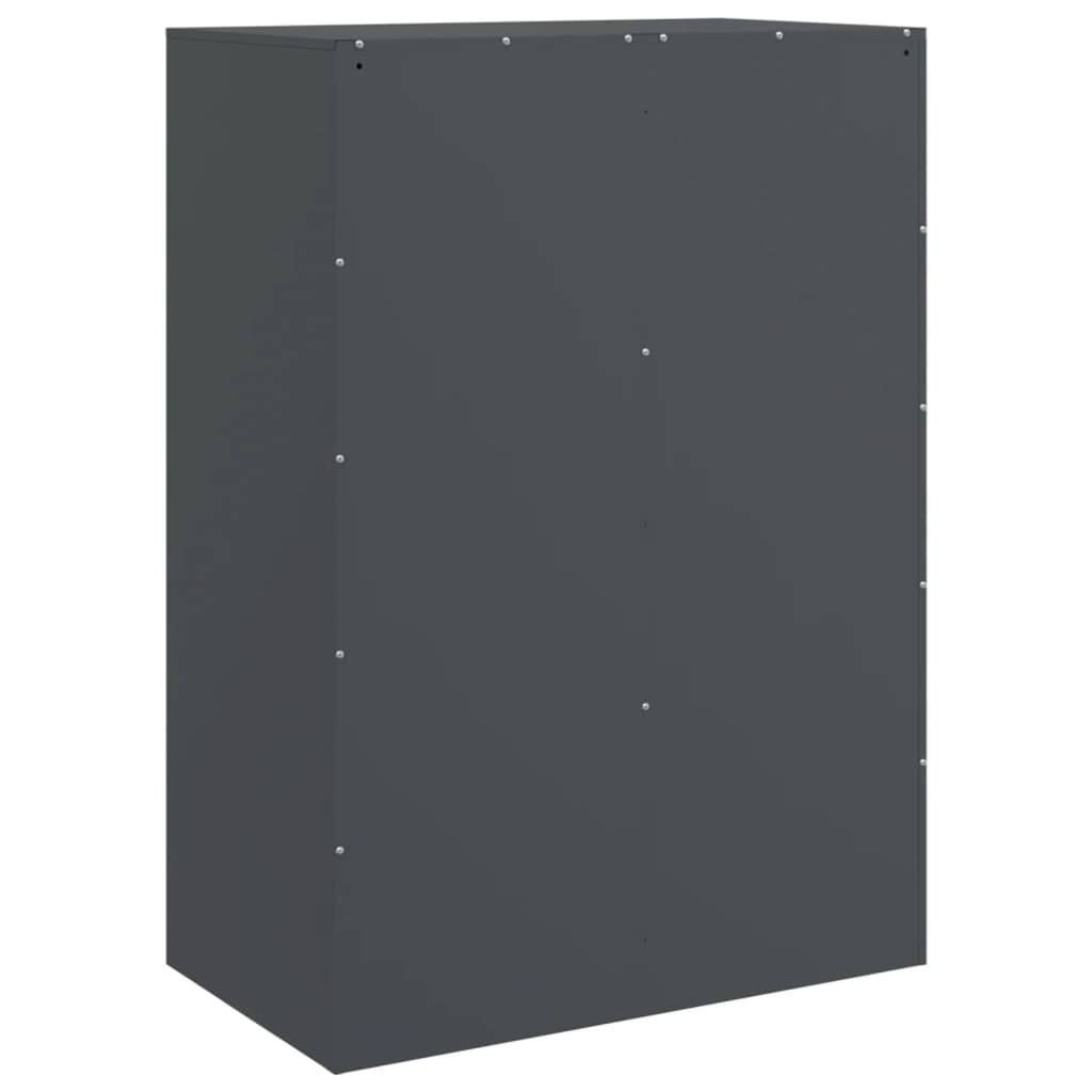 vidaXL Highboard antracitový 67 x 39 x 95 cm ocel