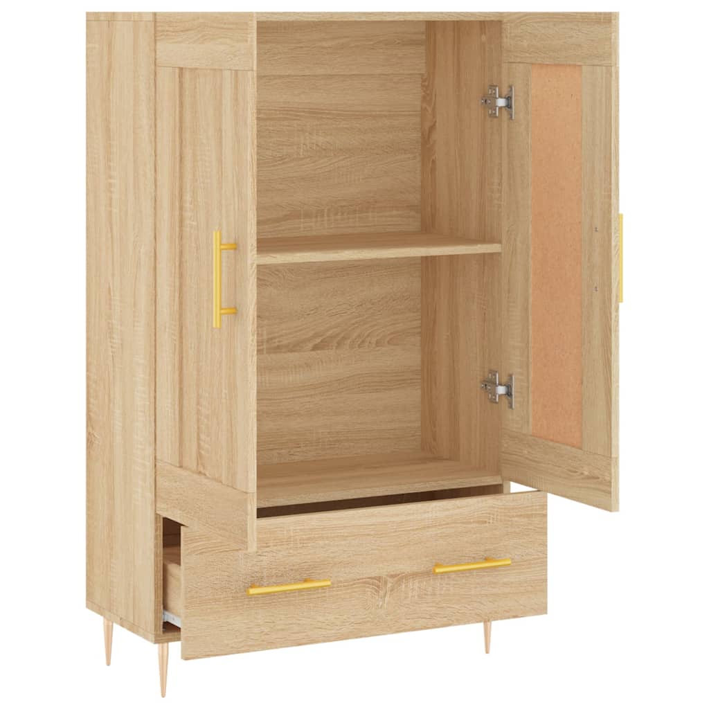 vidaXL Skříň highboard dub sonoma 69,5 x 31 x 115 cm kompozitní dřevo