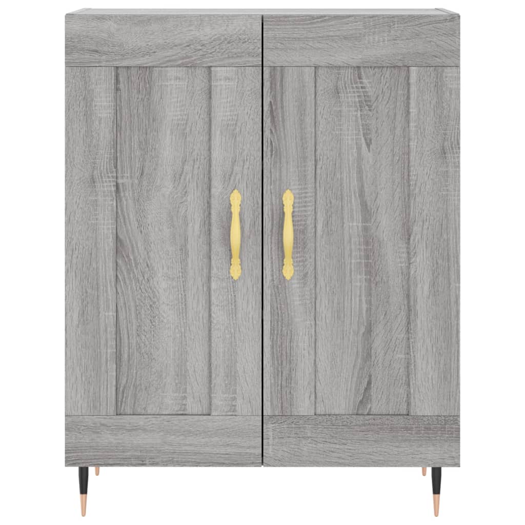 vidaXL Skříň highboard šedá sonoma 69,5 x 34 x 180 cm kompozitní dřevo