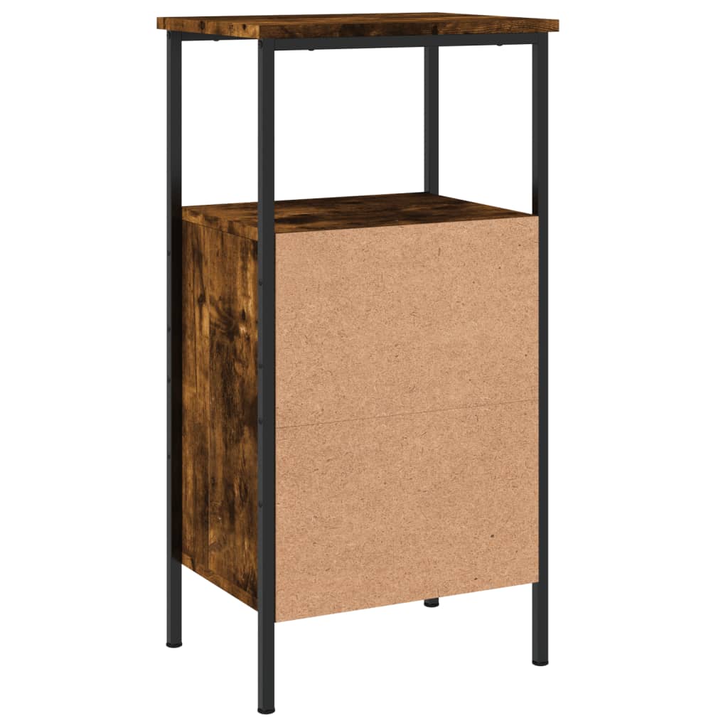vidaXL Noční stolek kouřový dub 41 x 31 x 80 cm kompozitní dřevo