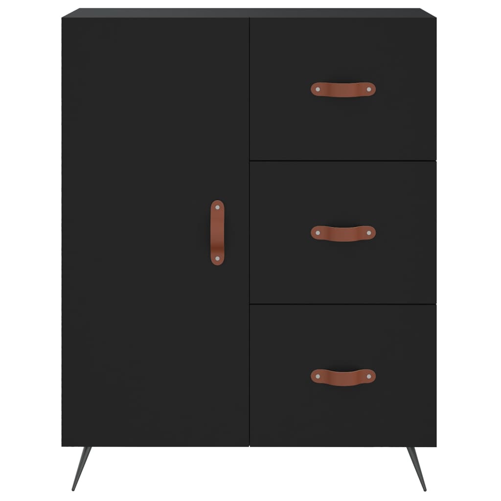 vidaXL Skříň highboard černá 69,5 x 34 x 180 cm kompozitní dřevo