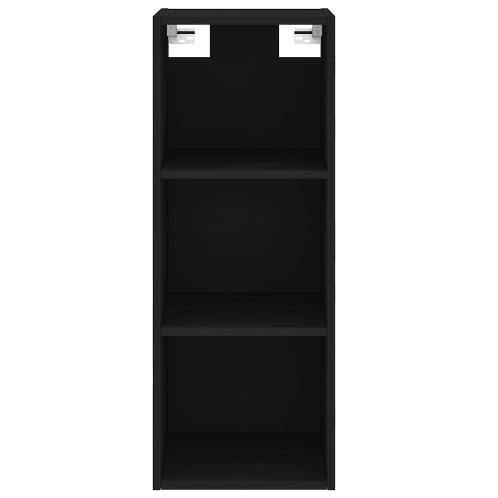 vidaXL Skříň highboard černá 34,5 x 34 x 180 cm kompozitní dřevo