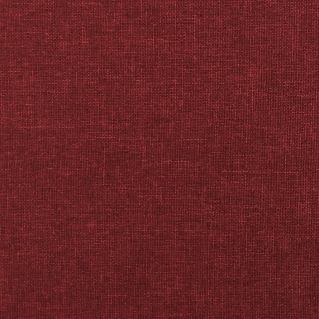 vidaXL Podnožka vínová 45 x 29,5 x 35 cm textil