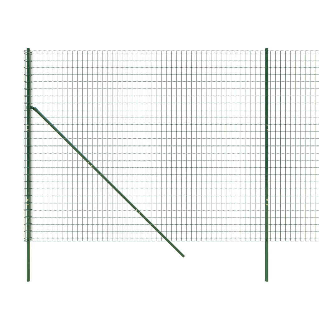 vidaXL Drátěné pletivo zelené 1,8 x 10 m pozinkovaná ocel