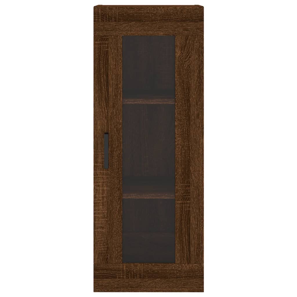 vidaXL Skříň highboard hnědý dub 34,5 x 34 x 180 cm kompozitní dřevo