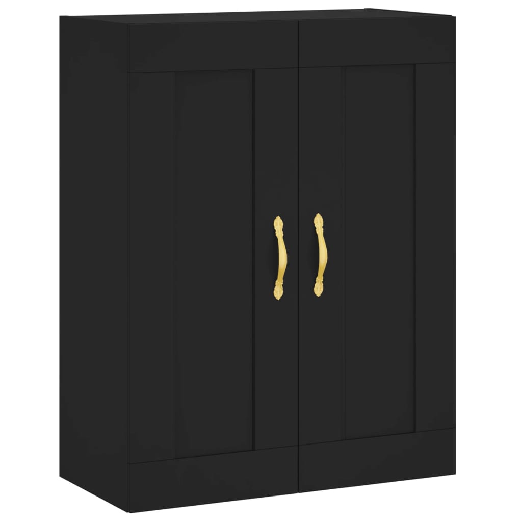 vidaXL Skříň highboard černá 69,5 x 34 x 180 cm kompozitní dřevo