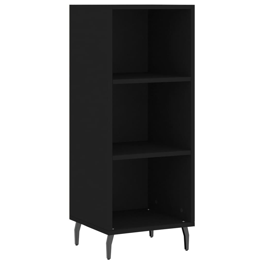 vidaXL Skříň highboard černá 34,5 x 34 x 180 cm kompozitní dřevo