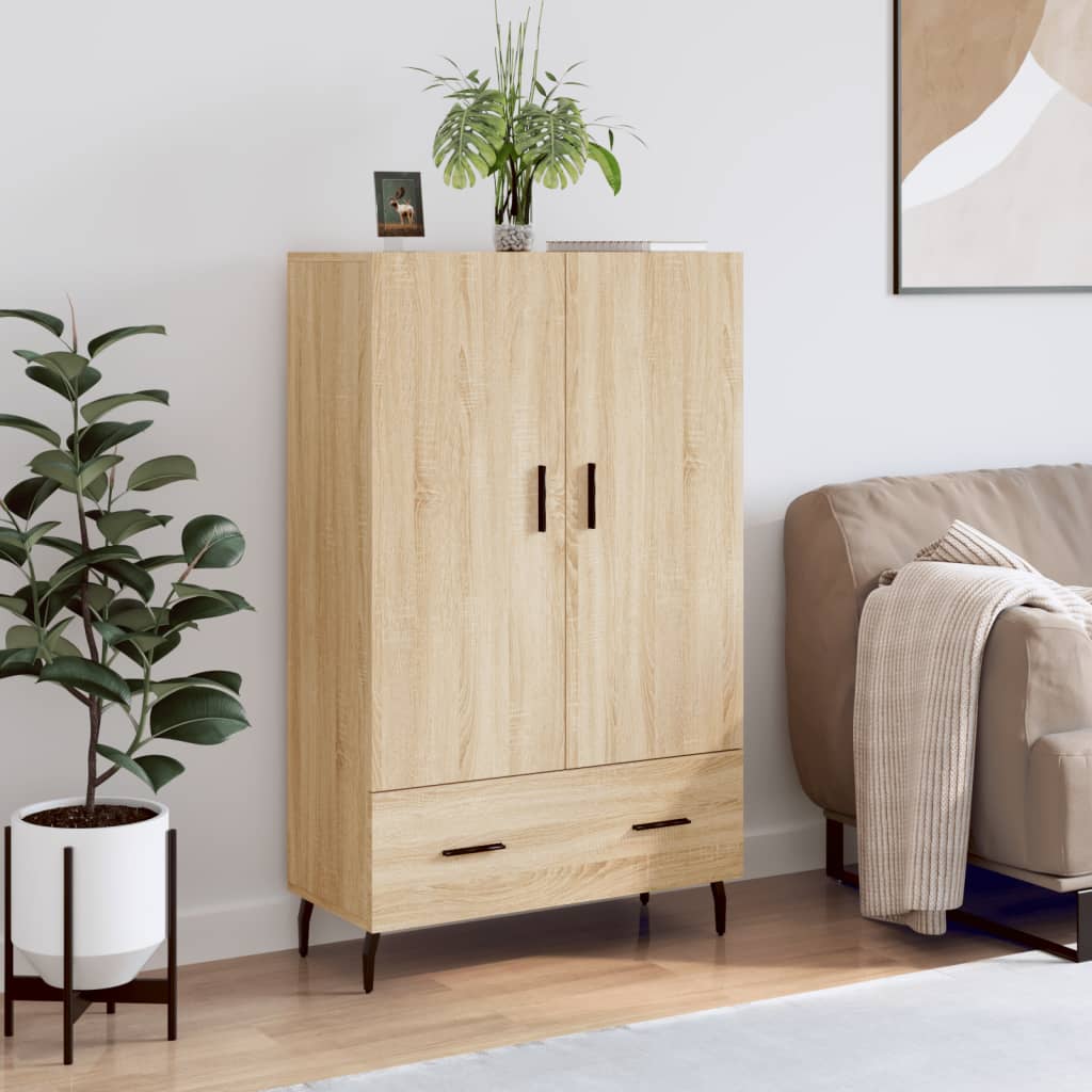 vidaXL Skříň highboard dub sonoma 69,5 x 31 x 115 cm kompozitní dřevo