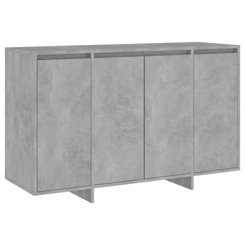 vidaXL Příborník betonově šedý 120 x 41 x 75 cm kompozitní dřevo