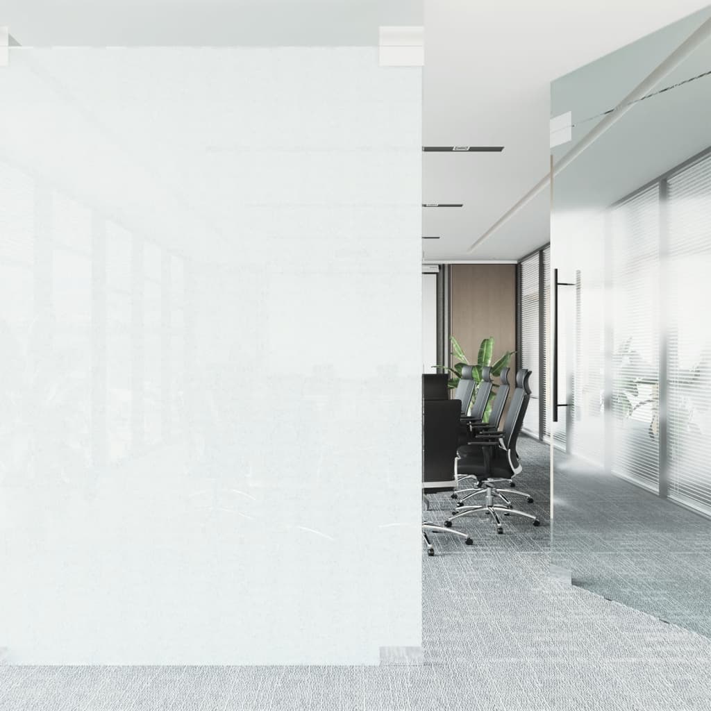 vidaXL Okenní fólie statická matná průhledná bílá 60 x 500 cm PVC