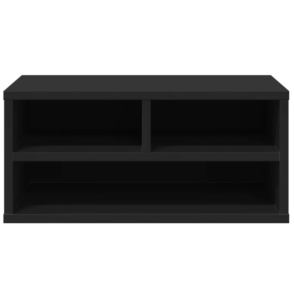 vidaXL Stojan na tiskárnu černý 49 x 40 x 22,5 cm kompozitní dřevo