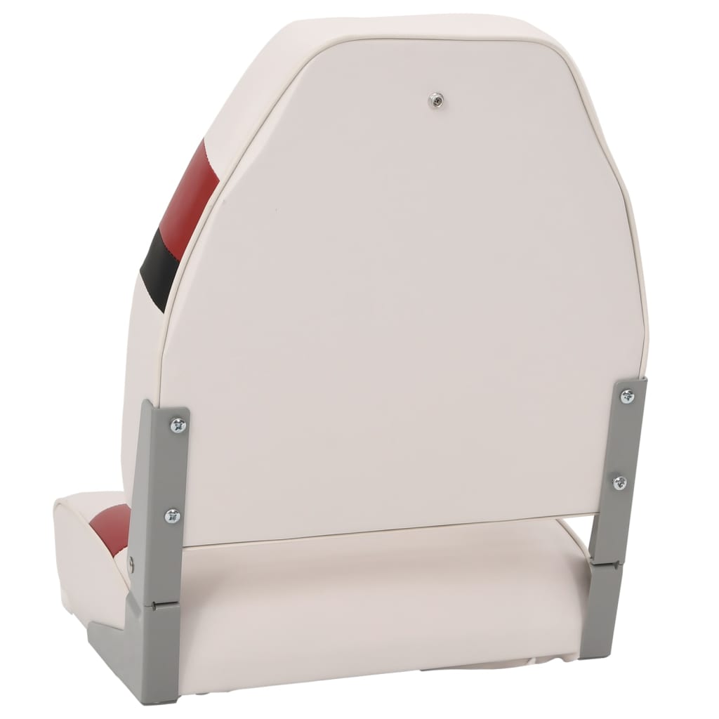 vidaXL Lodní sedadlo s vysokým opěradlem skládací 44 x 38 x 55 cm