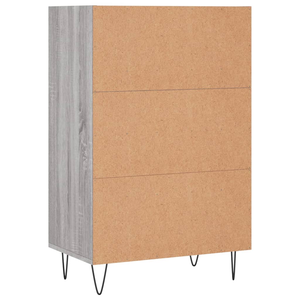 vidaXL Skříň highboard šedá sonoma 57 x 35 x 90 cm kompozitní dřevo