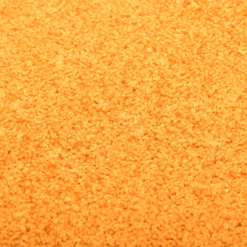 vidaXL Rohožka pratelná oranžová 90 x 150 cm