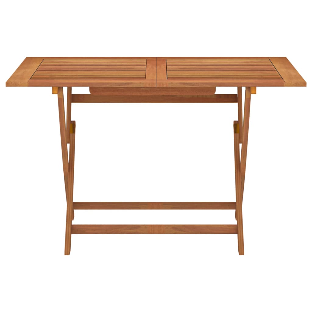 vidaXL Skládací zahradní stůl 120x70x75 cm masivní eukalyptové dřevo