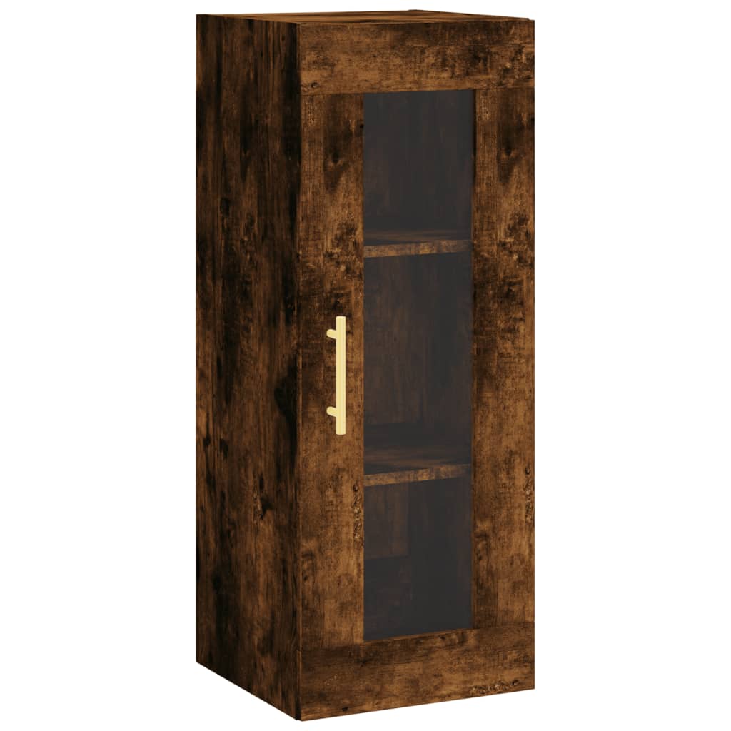 vidaXL Skříň highboard kouřový dub 34,5 x 34 x 180 cm kompozitní dřevo