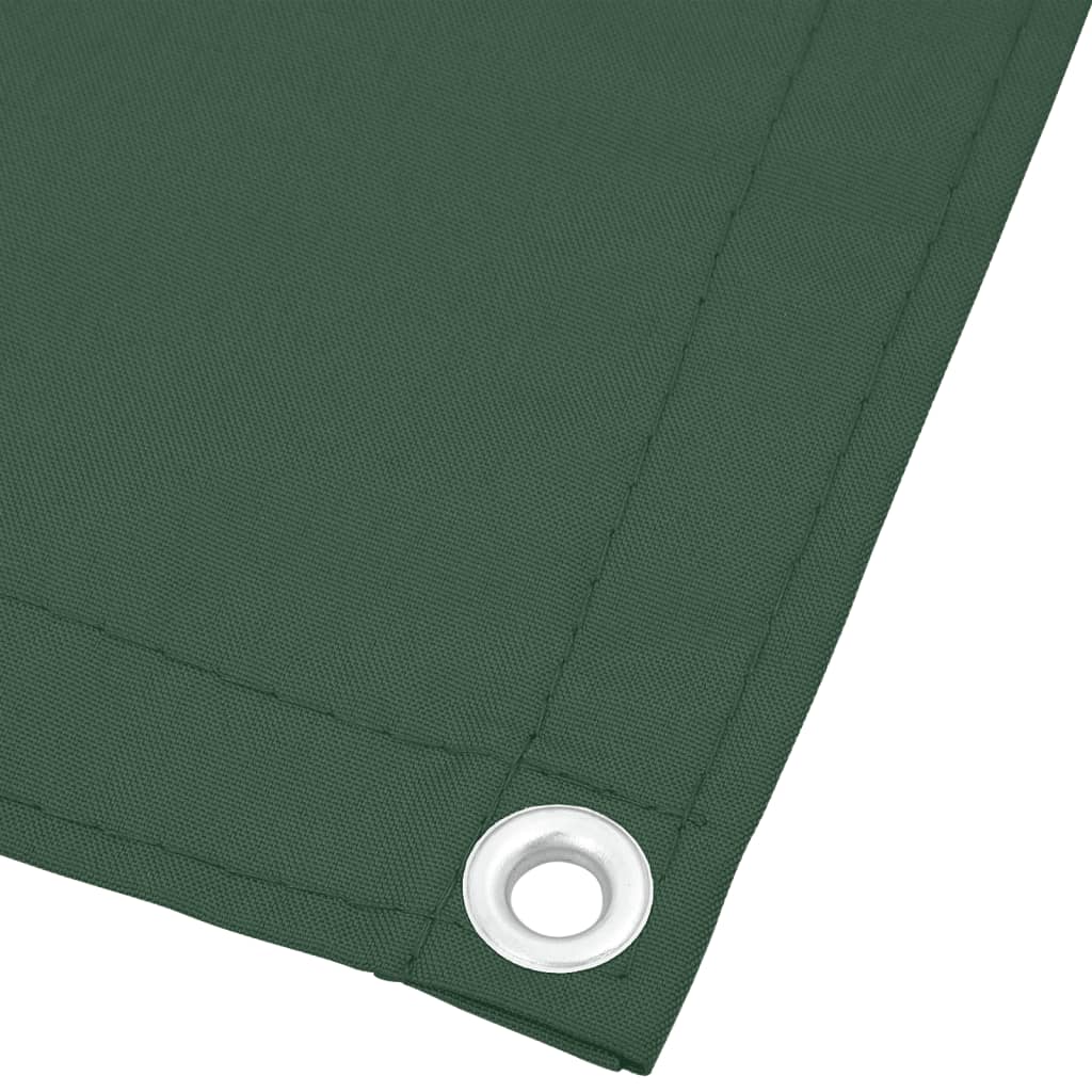 vidaXL Balkonová zástěna tmavě zelená 120x800 cm 100% polyester oxford
