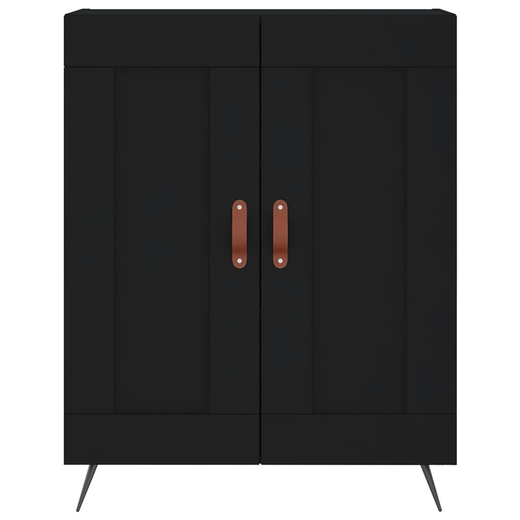 vidaXL Skříň highboard černá 69,5 x 34 x 180 cm kompozitní dřevo