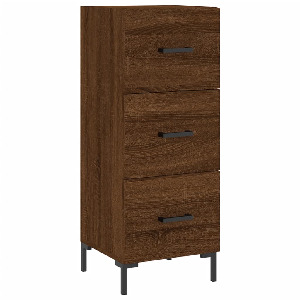 vidaXL Skříň highboard hnědý dub 34,5 x 34 x 180 cm kompozitní dřevo