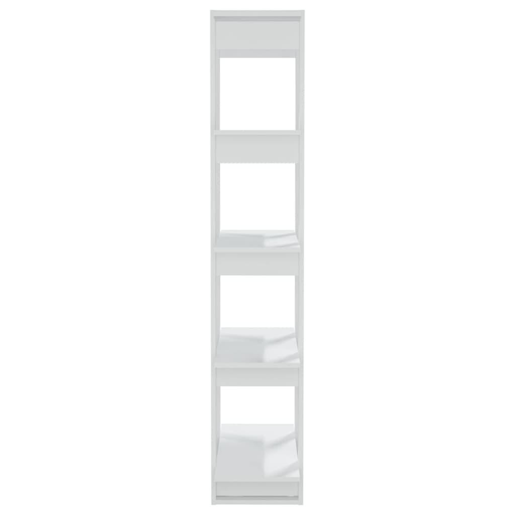 vidaXL Knihovna / dělicí stěna bílá 80 x 30 x 160 cm kompozitní dřevo