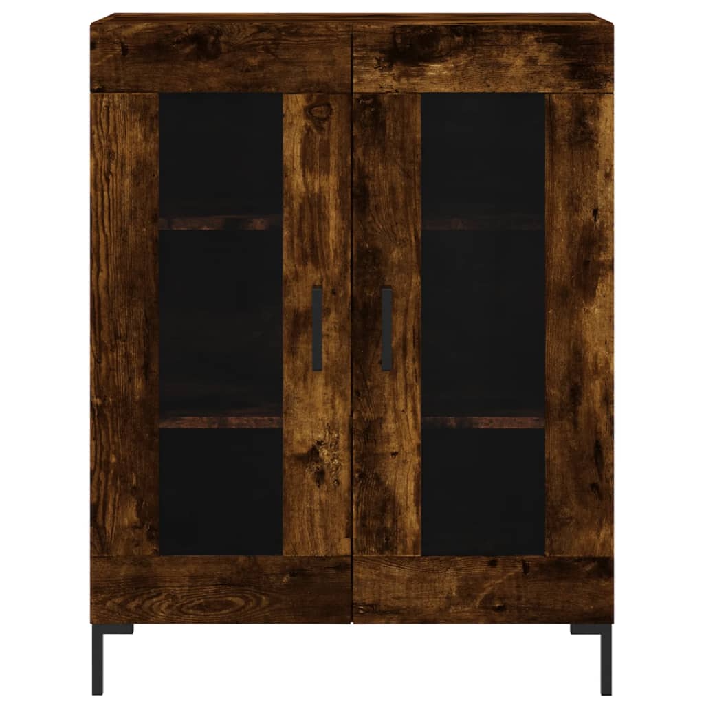 vidaXL Skříň highboard kouřový dub 69,5 x 34 x 180 cm kompozitní dřevo