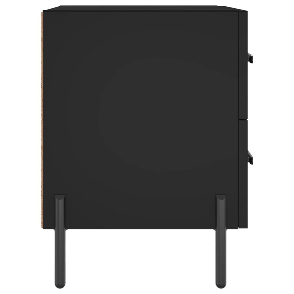vidaXL Noční stolky 2 ks černé 40 x 35 x 47,5 cm kompozitní dřevo