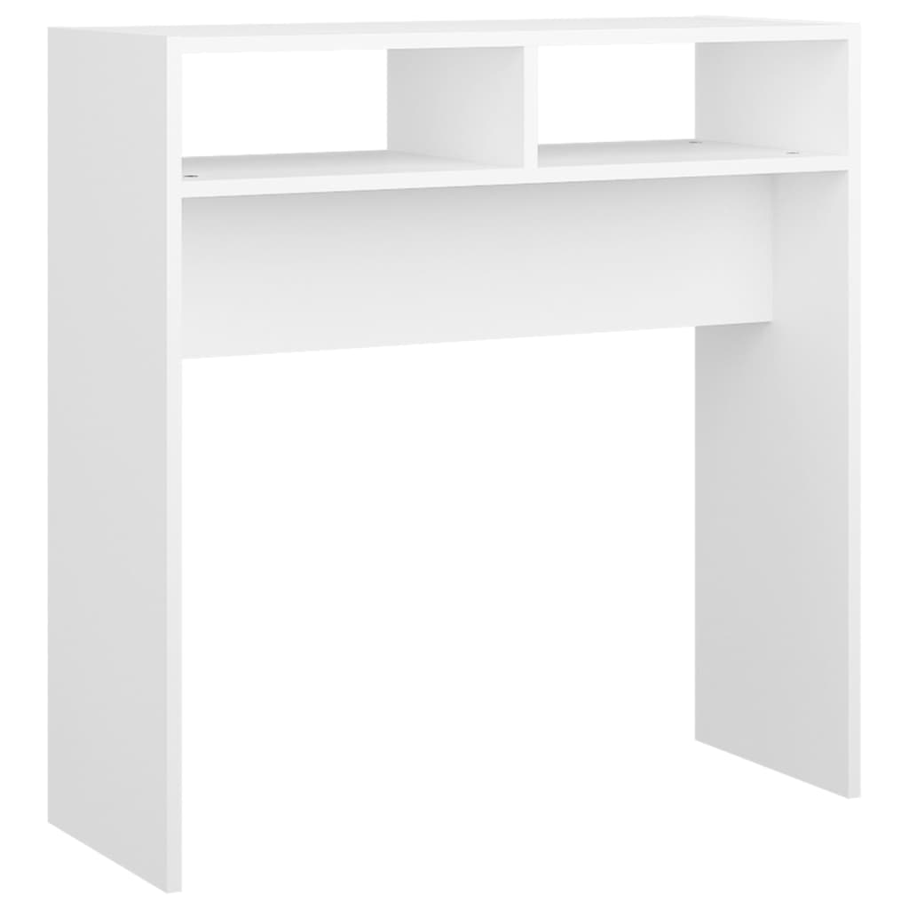 vidaXL Konzolový stolek bílý 78 x 30 x 80 cm kompozitní dřevo