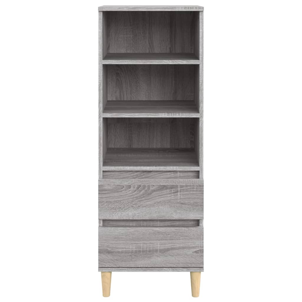 vidaXL Skříň highboard šedá sonoma 40 x 36 x 110 cm kompozitní dřevo