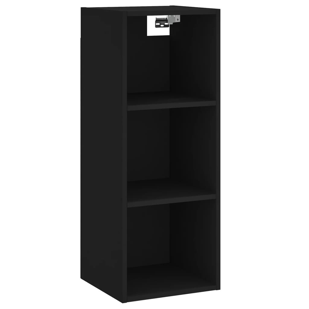 vidaXL Skříň highboard černá 34,5 x 34 x 180 cm kompozitní dřevo