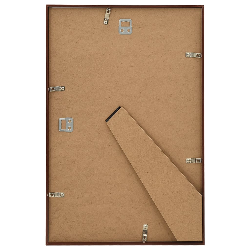 vidaXL Fotorámečky koláž 3 ks na zeď nebo stůl bronzové 70 x 90 cm MDF