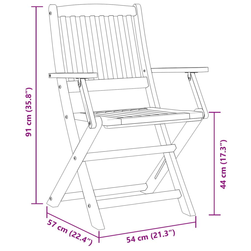 vidaXL 9dílný zahradní jídelní set 180x90x75 cm masivní akáciové dřevo