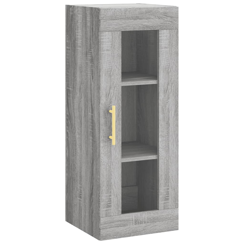 vidaXL Skříň highboard šedá sonoma 34,5 x 34 x 180 cm kompozitní dřevo