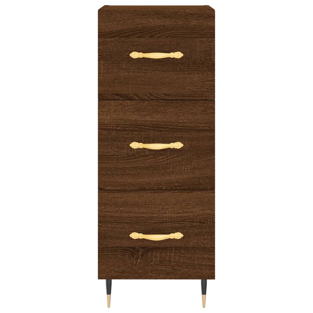 vidaXL Skříň highboard hnědý dub 34,5 x 34 x 180 cm kompozitní dřevo