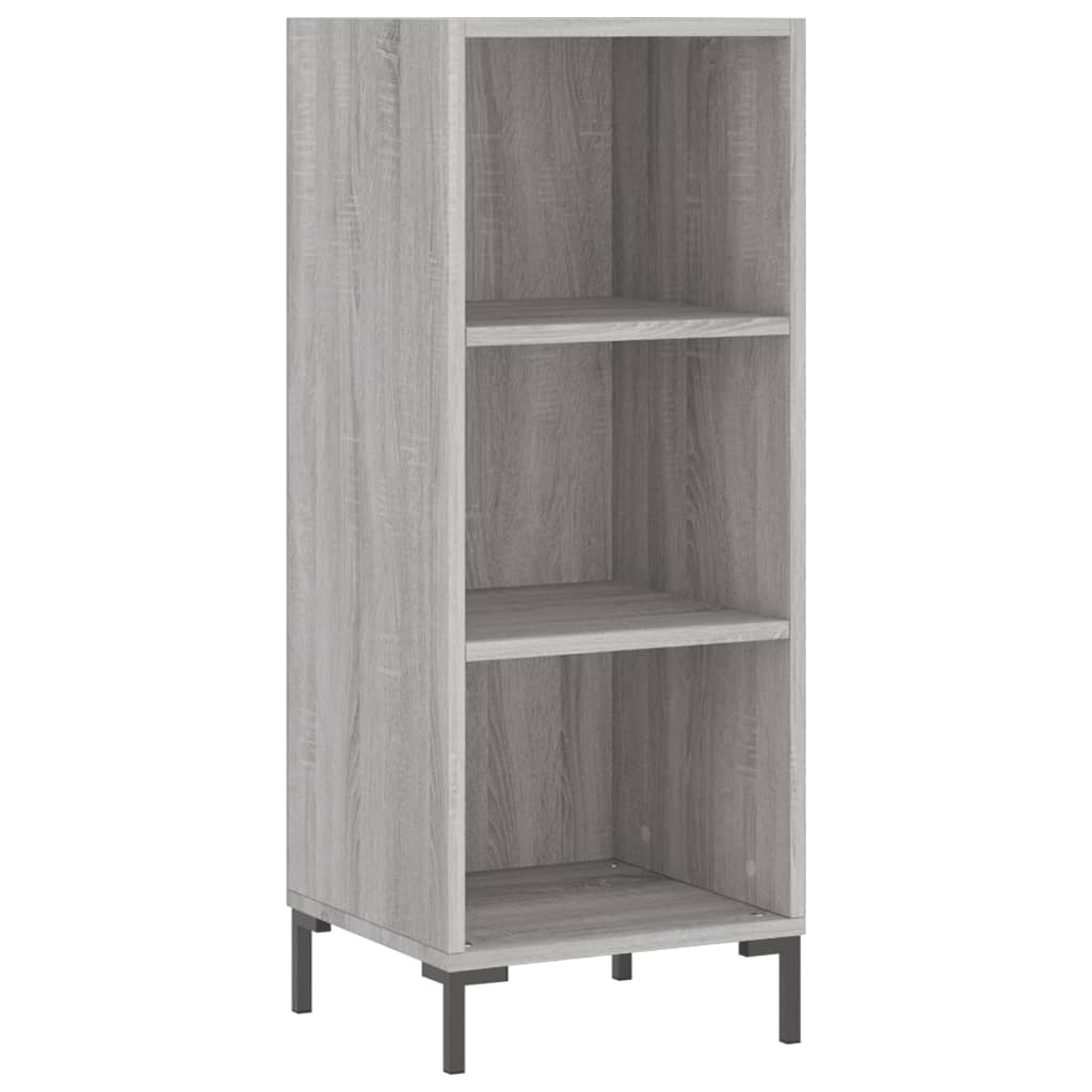 vidaXL Skříň highboard šedá sonoma 34,5 x 34 x 180 cm kompozitní dřevo