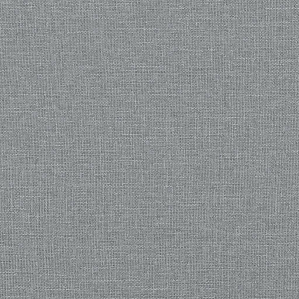 vidaXL Zvedací polohovací křeslo světle šedé textil